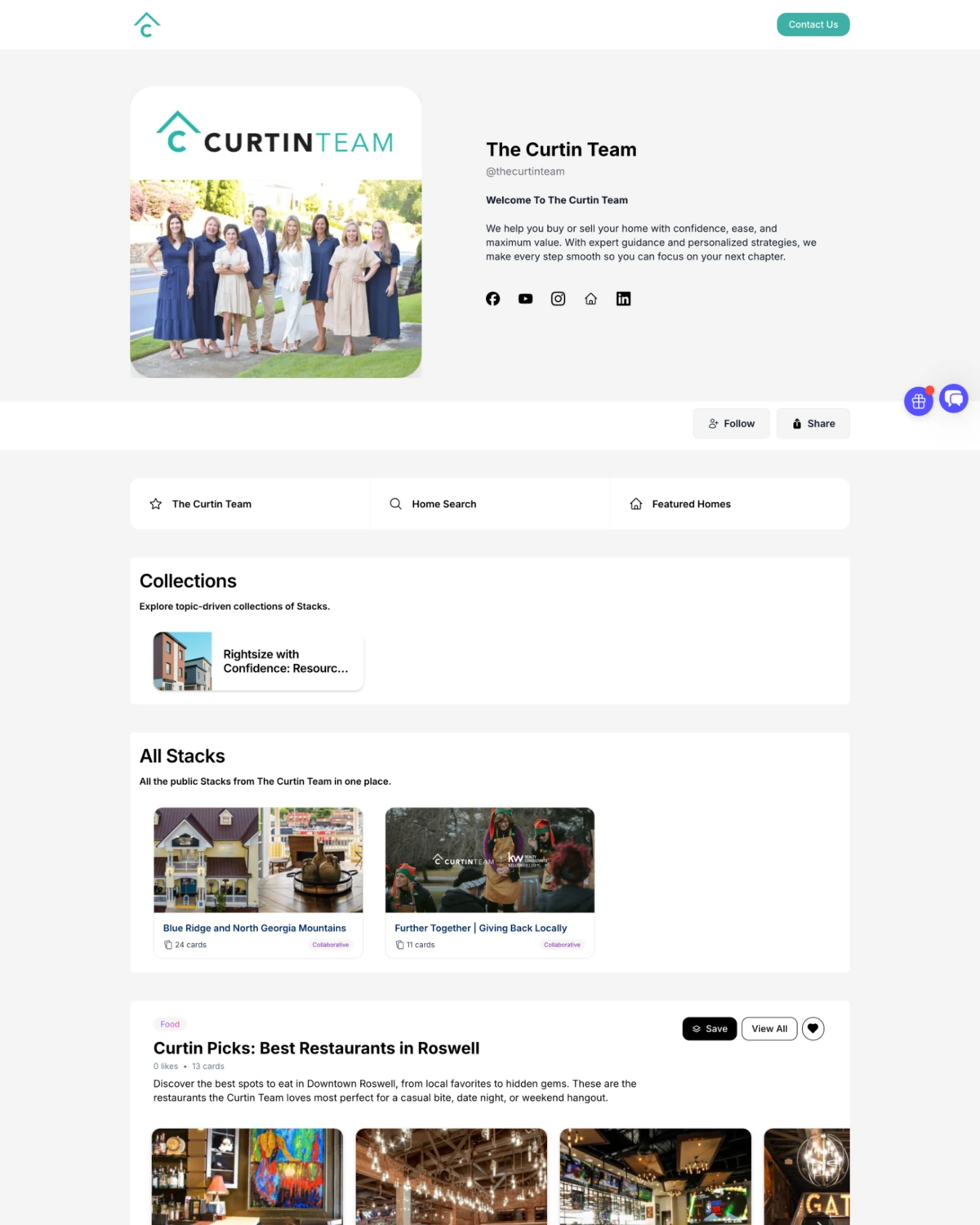 The Curtin Team — real estate hub